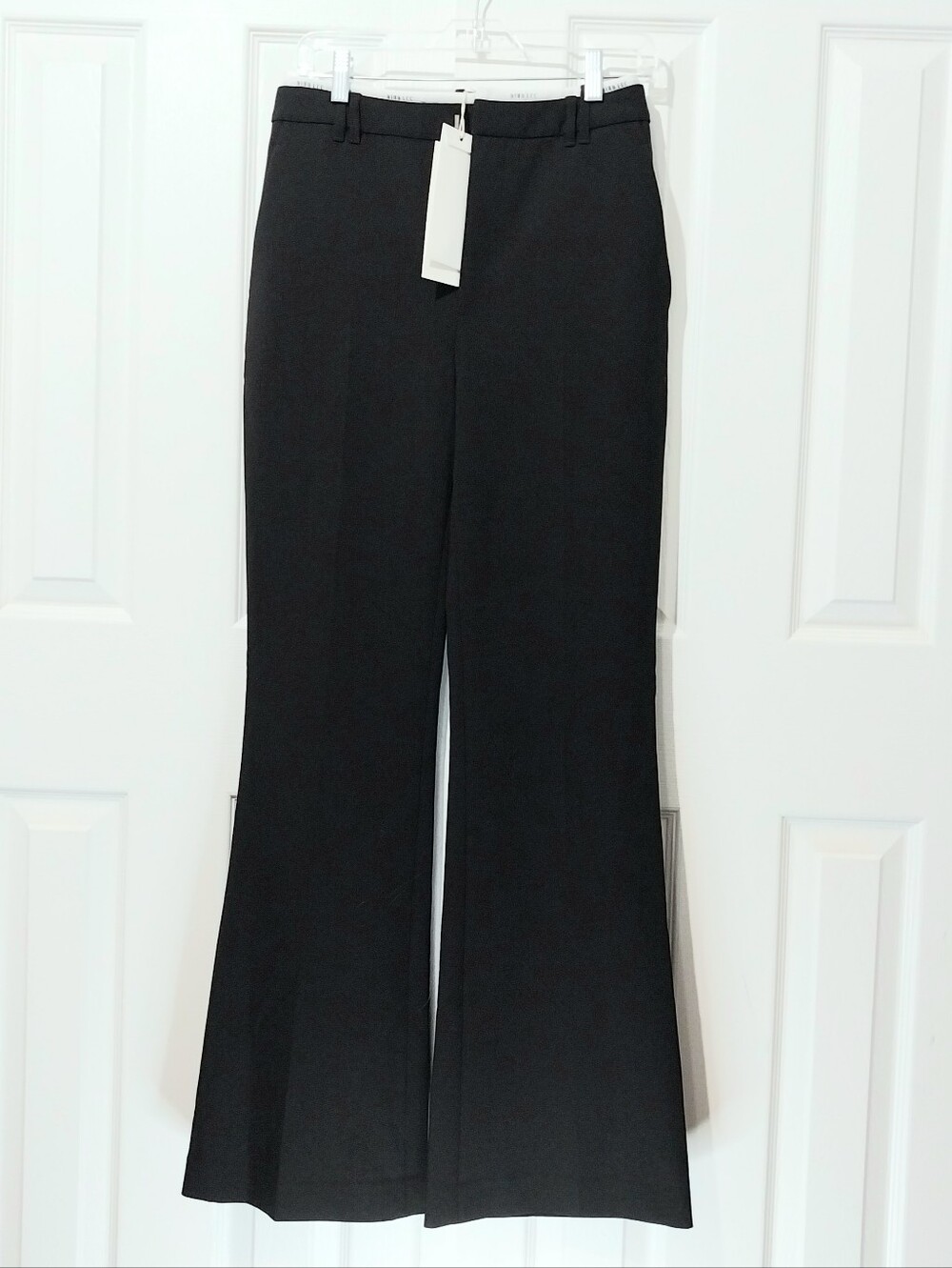 Dion Lee Light Wool Layered D Loop Flare Pants, NWT, Size 8